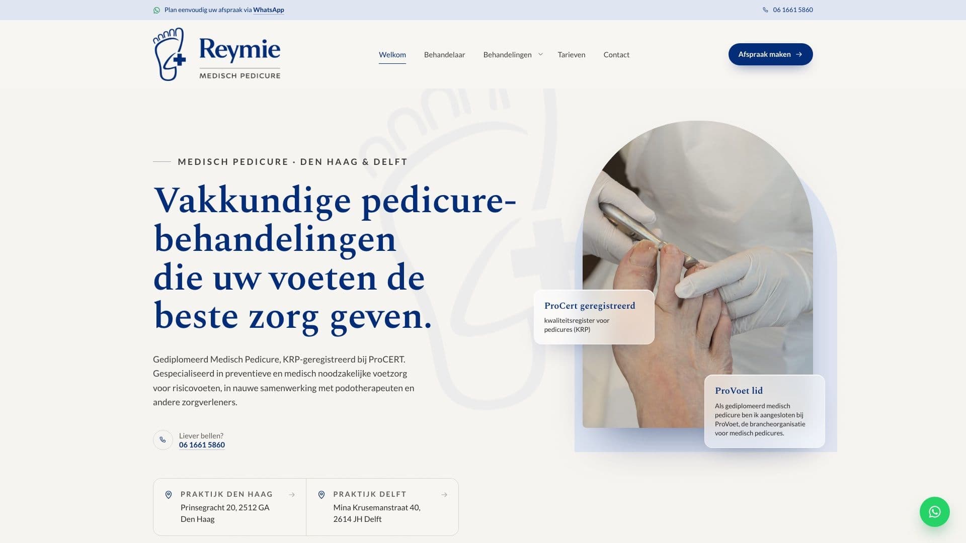 Reymie Medisch Pedicure